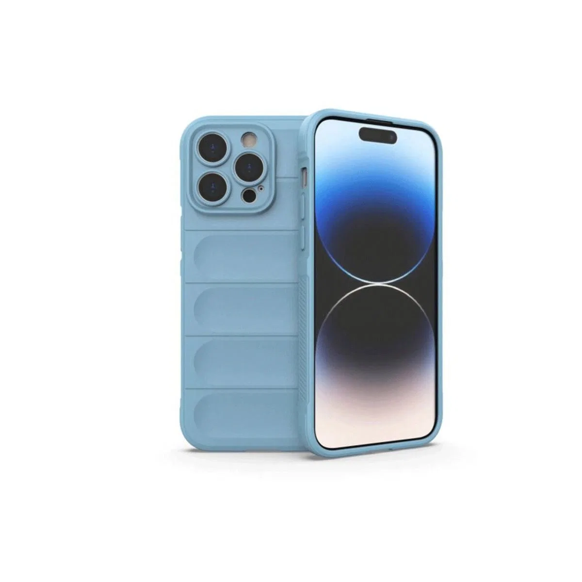 Apple İphone 15 Pro Max Kılıf Optimum Silikon - Sky Blue