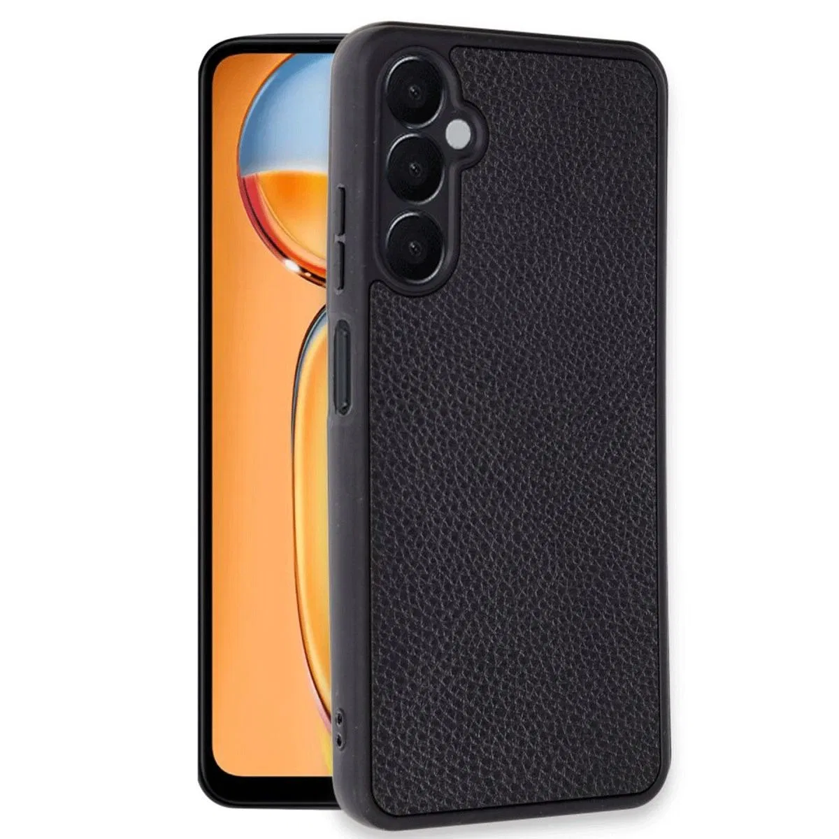 Samsung Galaxy A36 Kılıf Aras Deri Kapak - Siyah