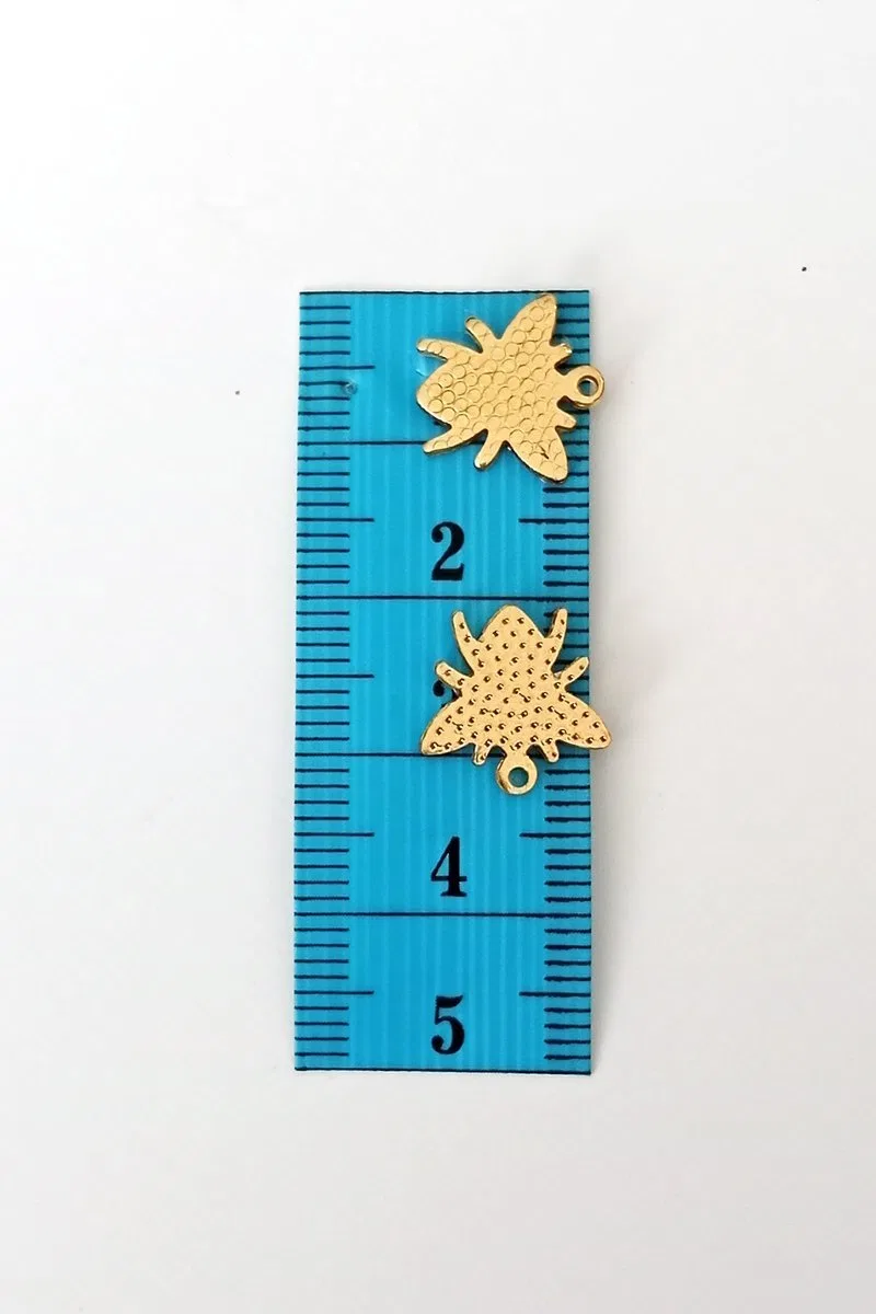 Oya Abiye Bileklik Kolye Pleksi Metalik Plastik Pul Altın Renk 8 gram 35 adet - BNC481 görsel 2