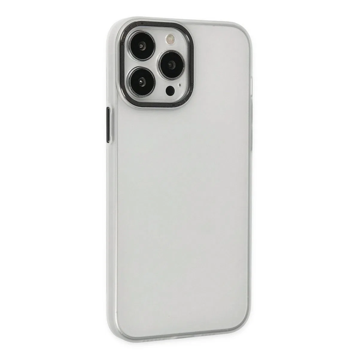 Apple İphone 14 Pro Kılıf Modos Metal Kapak - Şeffaf görsel 2