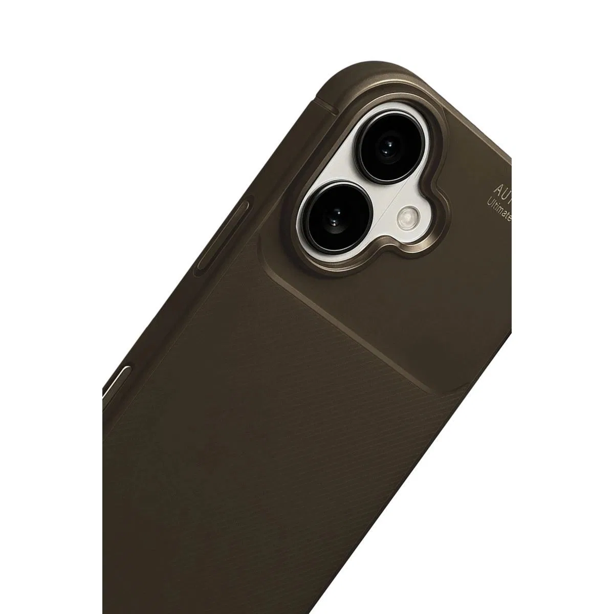 Apple İphone 17 Auto Focus Karbon Kapak - Kahverengi görsel 4