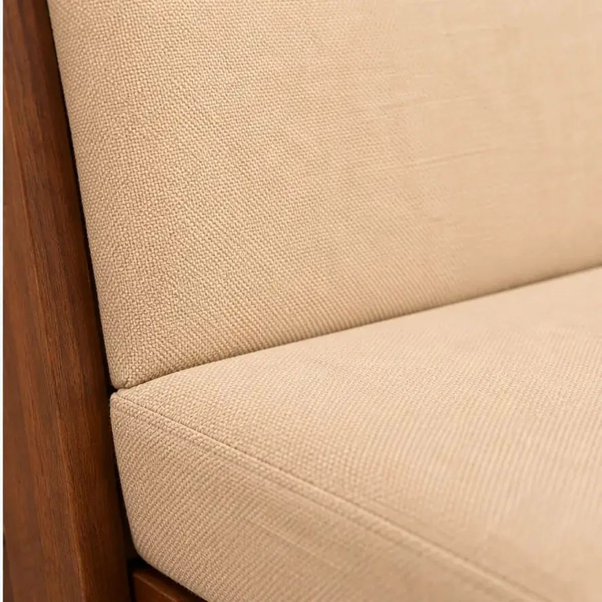 Tek Parça Sırtlıklı Sandalye Minderi · 80 × 40 × 4 cm · Bej · 80 × 40 × 4 cm görsel 2