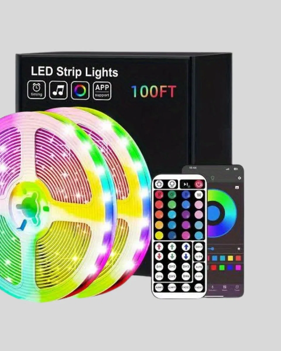 10 Metre Telefon Kontrollü Smart Şerit Led Usb Rgb Kumandalı görsel 5