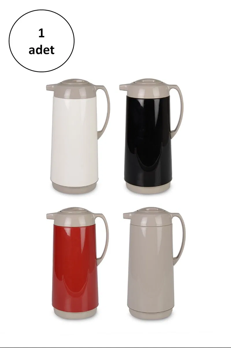 Plastik Karışık Renkli 1. 6Lt Termos 1 Adet-Royaleks-CRM6007