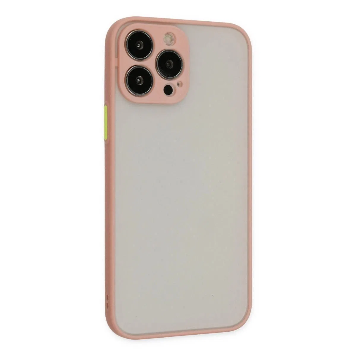 Apple İphone 13 Pro Kılıf Montreal Silikon Kapak - Pembe görsel 2