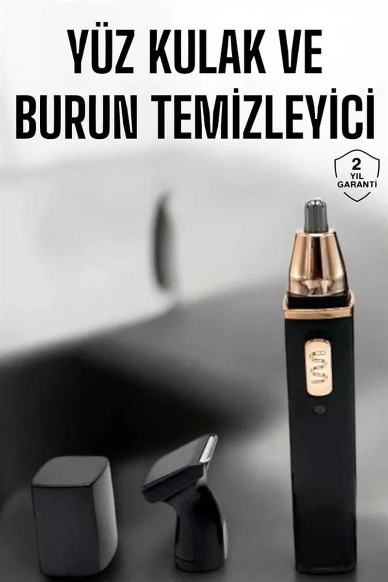 Seyahat Tipi Mini Taşınabilir Siyah Burun Kulak Yanak Kıl Ve Tüy Temizleme Makinesi görsel 2