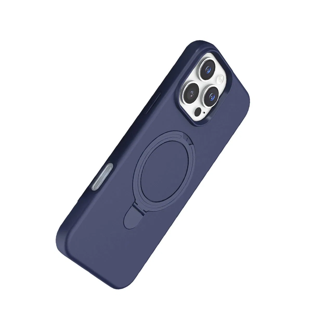 Apple İphone 16 Pro Regal Magsafe Standlı Kapak - Lacivert görsel 3
