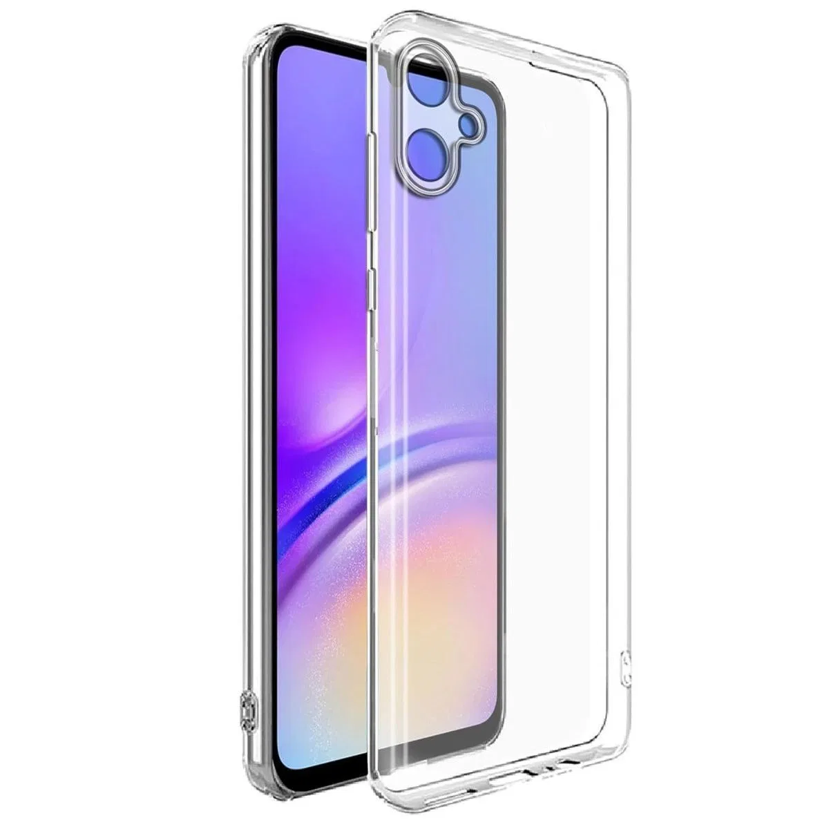 Samsung Galaxy A07 4g Lüx Şeffaf Silikon - Şeffaf görsel 2