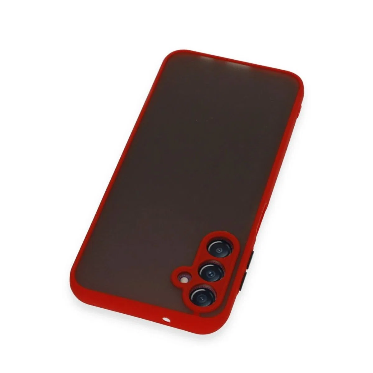 Samsung Galaxy A15 4g Kılıf Montreal Silikon Kapak - Kırmızı görsel 3