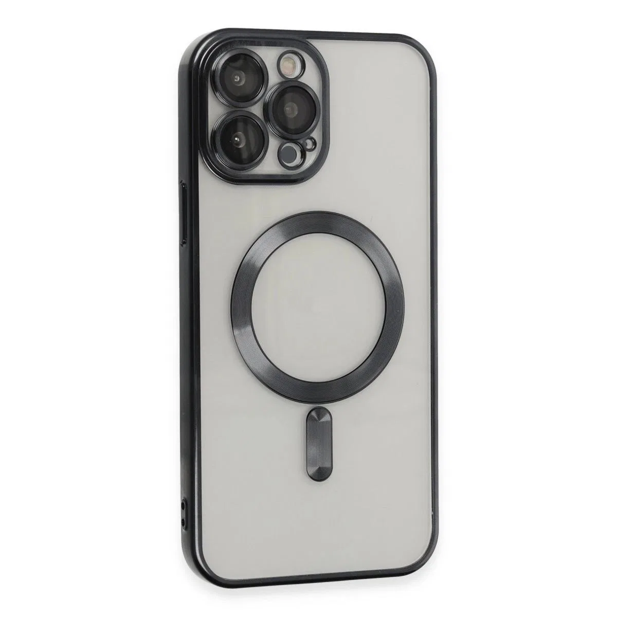 Apple İphone 15 Pro Max Kılıf Kross Magneticsafe Kapak - Siyah görsel 2