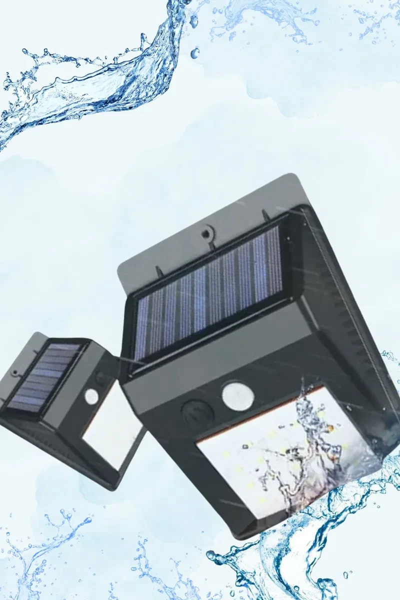 Güneş Enerjili Sensörlü Duvar Lambası Bahçe Lamba Suya Dayanıklı Bahçe Aydınlatma görsel 4