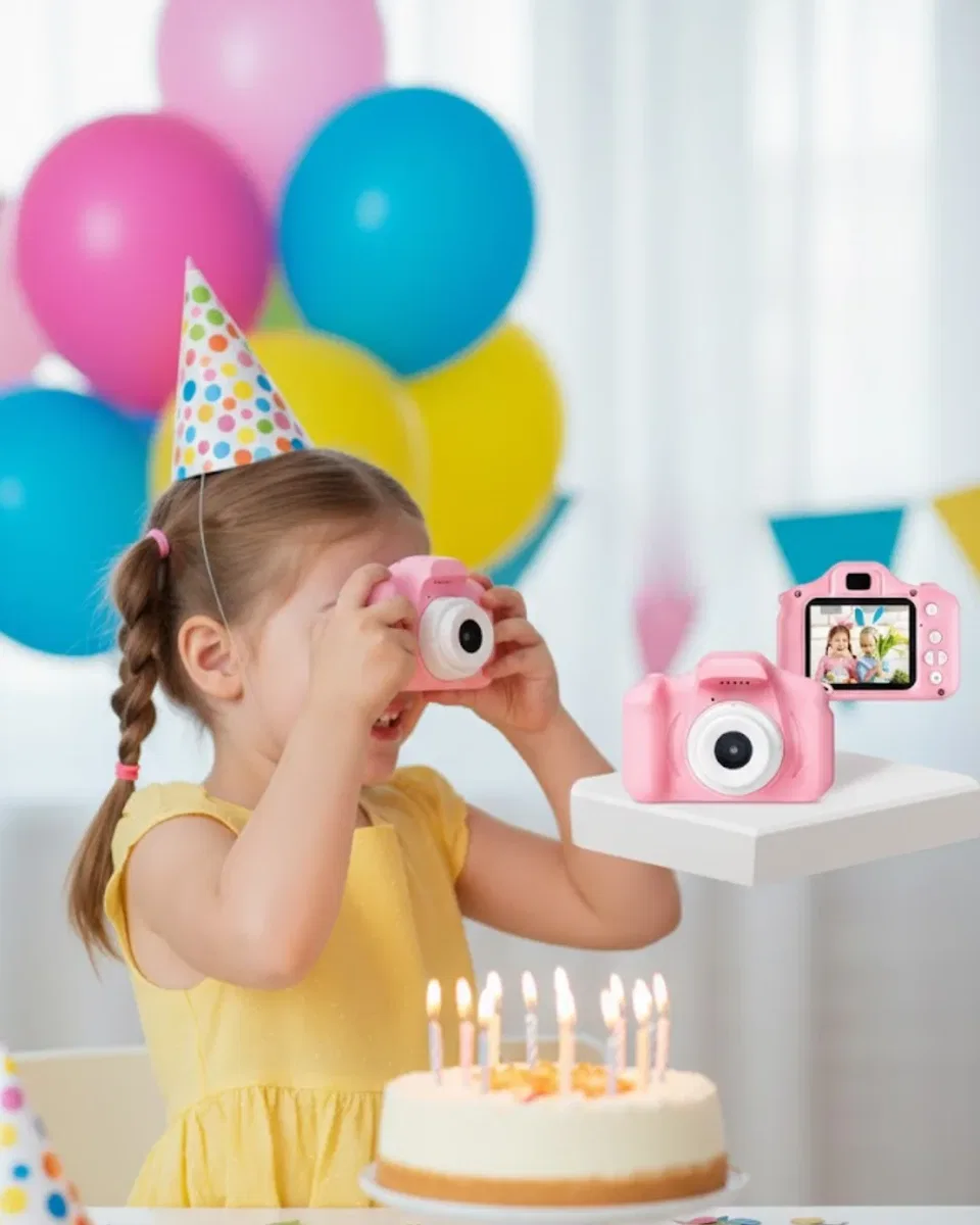 Mini Dijital Kamera HD Video Kayıt ve Fotoğraf Çekim Özellikli USB Şarjlı Taşınabilir Cihaz