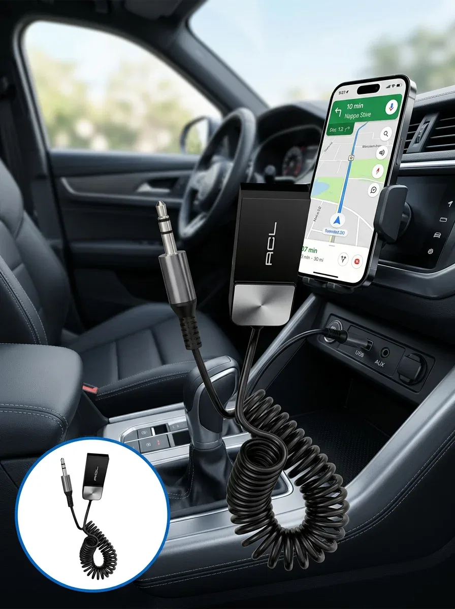 AUX Girişli Cihazlar İçin Kablosuz Bluetooth Adaptörü görsel 2