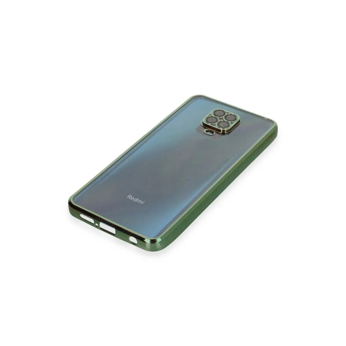 Xiaomi Redmi Note 9 Pro Kılıf Razer Lensli Silikon - Yeşil görsel 4