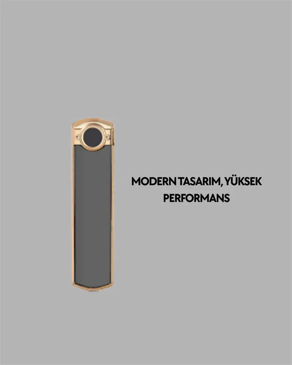 Rüzgar Geçirmez Elektronik Çakmak – Modern Tasarım, Metal Gövde görsel 5