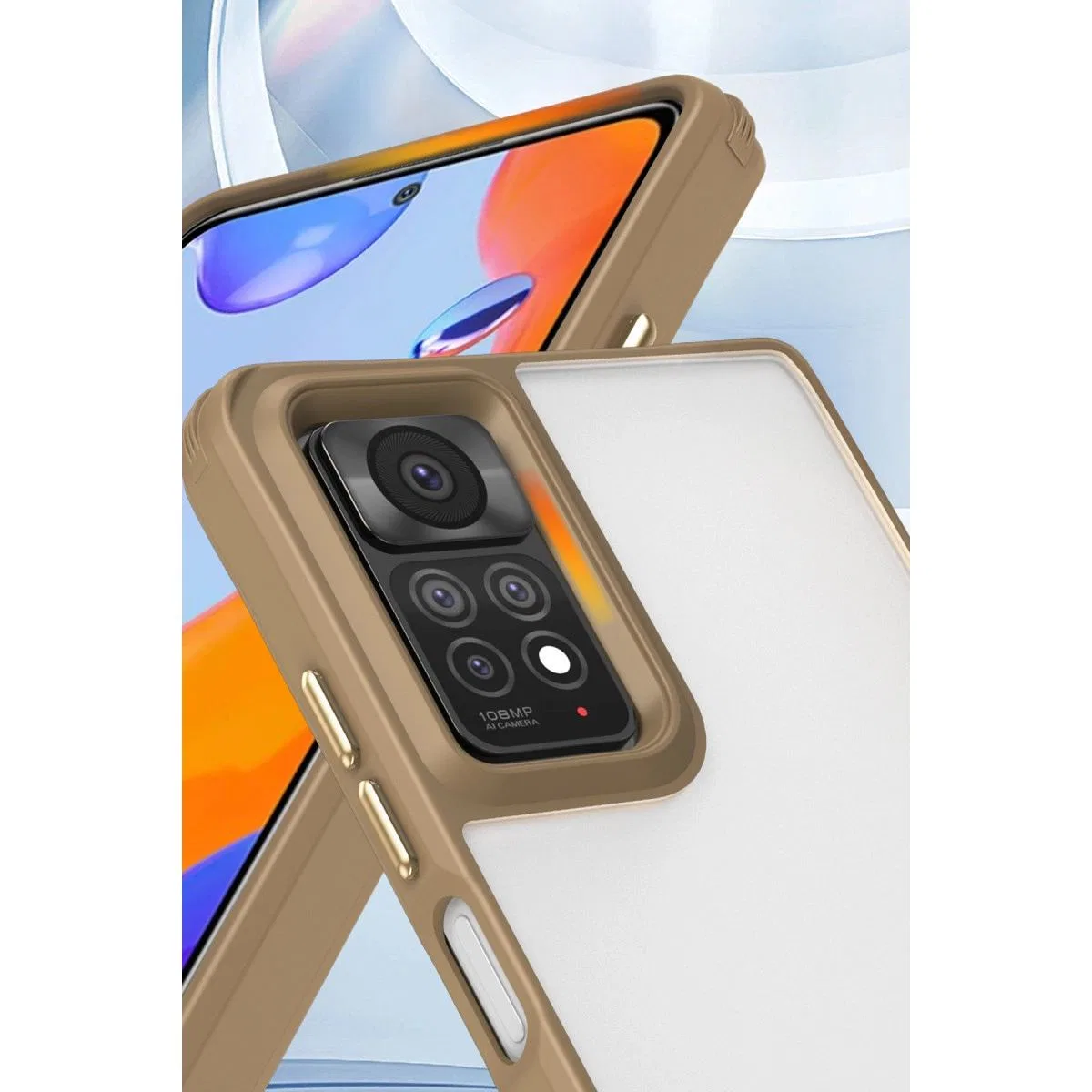 Xiaomi Redmi Note 11 Pro Kılıf Penta Silikon Kılıf - Lacivert görsel 2