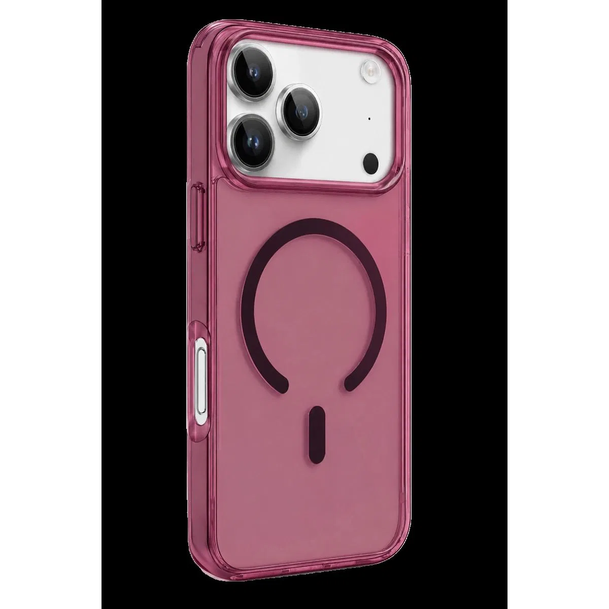 Newface Apple İphone 18 Pro Max Pc Real Magsafe Kapak - Bordo