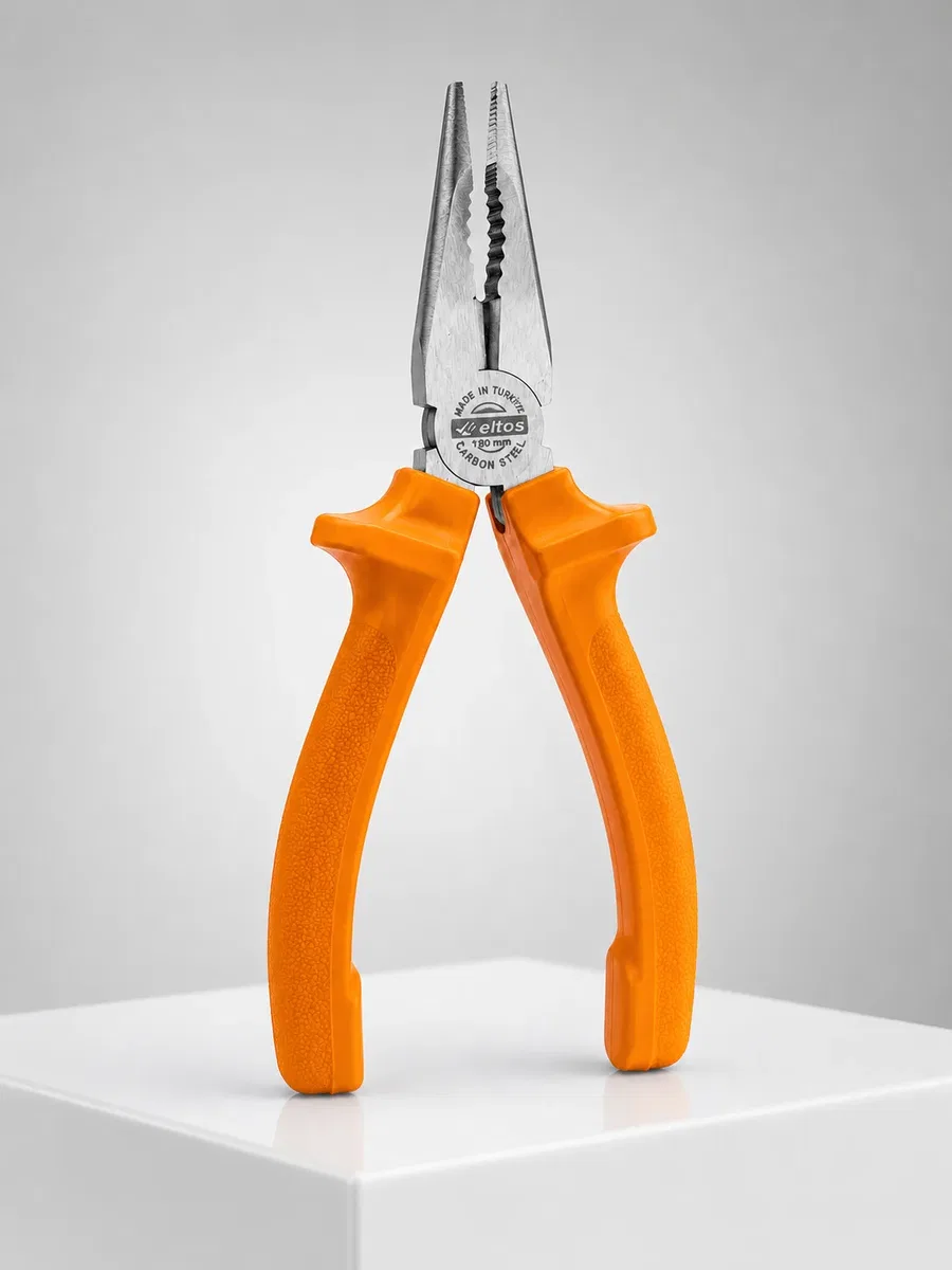 Dövme Çelik Pense Ergonomik Kaymaz Saplı El Aleti görsel 5