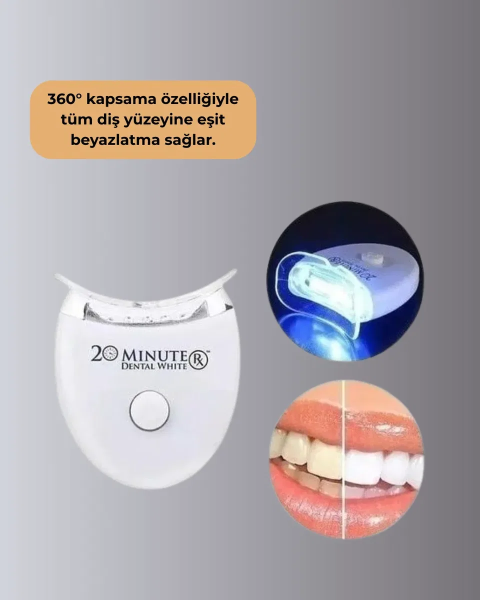 Beyazlatma Kalemli LED Diş Parlatma Seti görsel 3