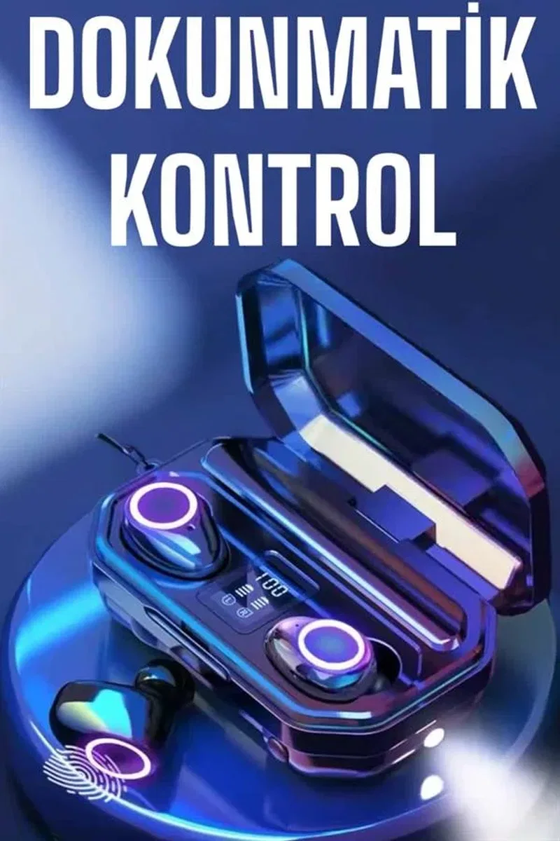 Bluetooth Kulaklık ANC Özelliği Yüksek Ses Kaliteli Uzun Pil Ömrü görsel 4