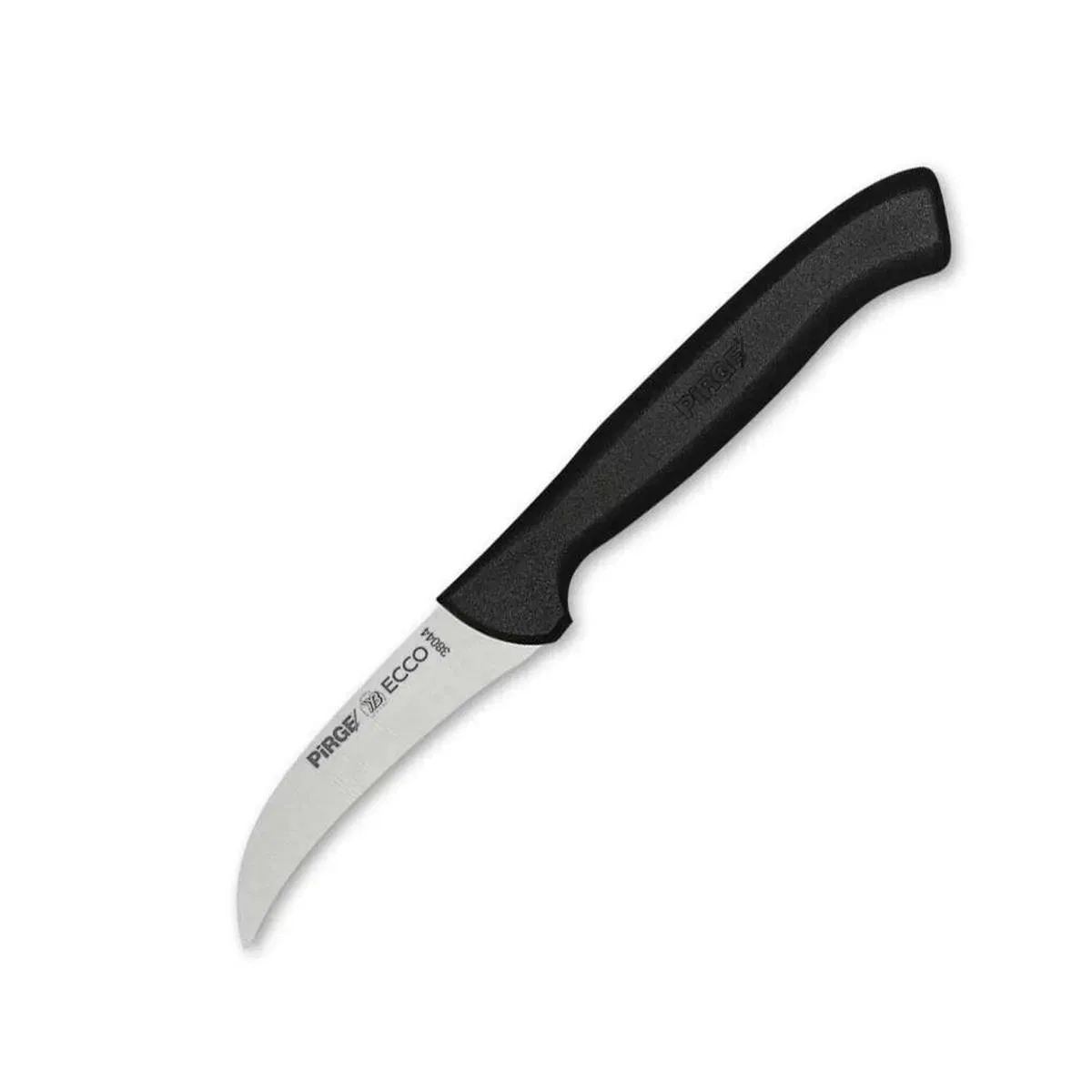 38044 Ecco Kıvrık Eğri Sebze Dekor Bıçağı 7, 5 Cm - Siyah