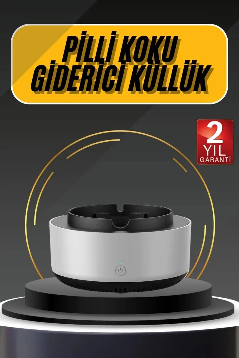 Kül Tablası Hava Temizleyici Araç Akıllı Küllük Duman Temizleyici