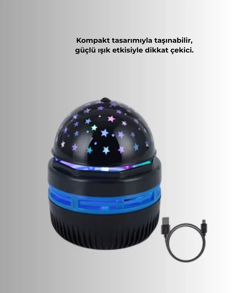 Galaxy Projektörlü Gece Lambası görsel 5