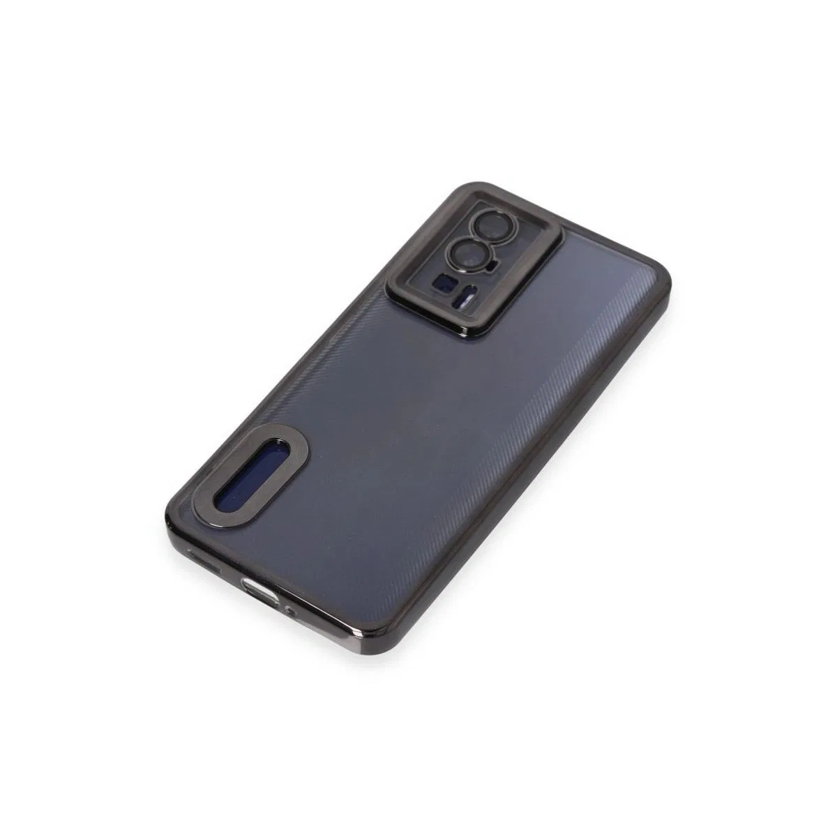 Xiaomi Poco F5 Pro Kılıf Slot Silikon - Siyah görsel 6