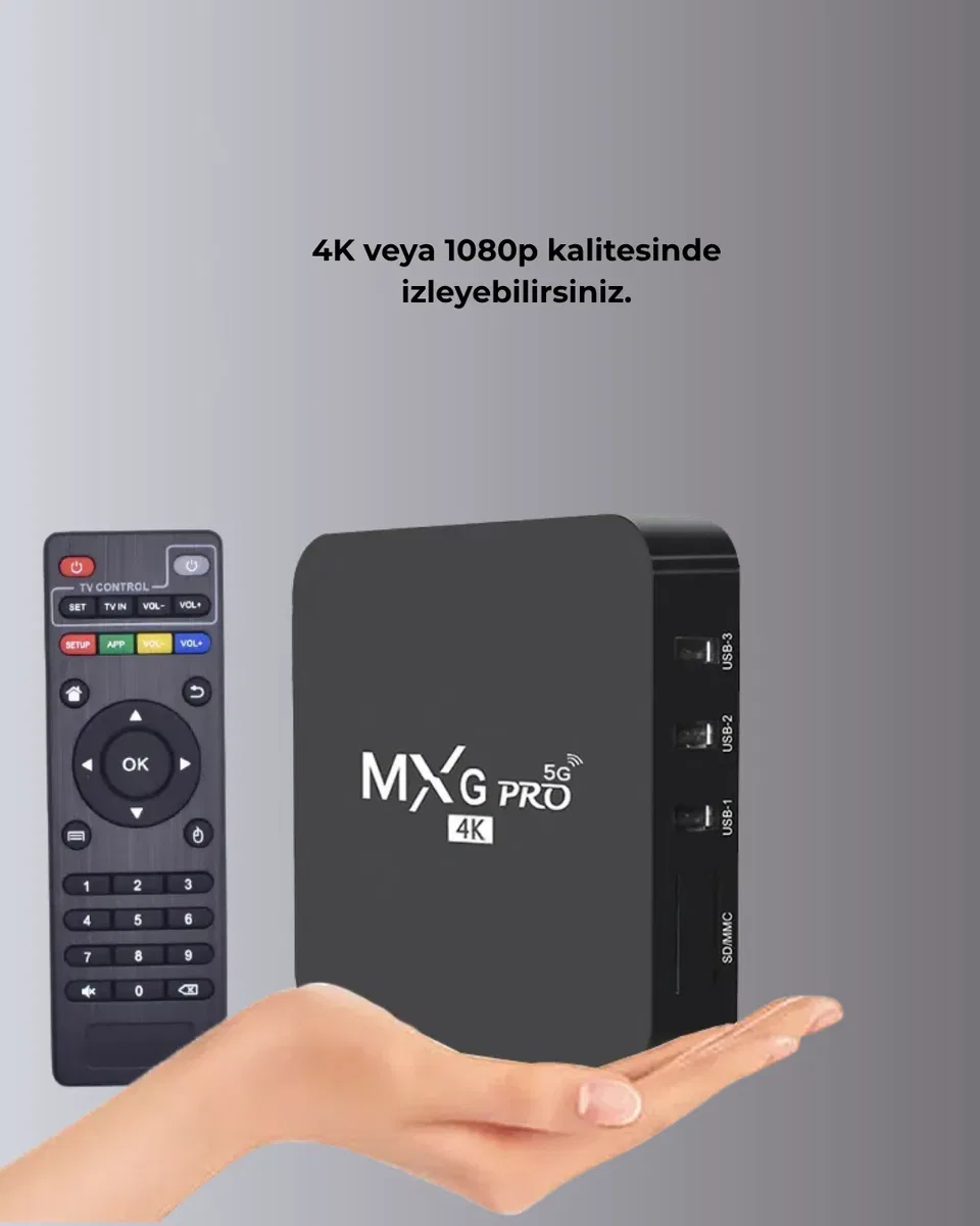 4K Smart TV Box görsel 3