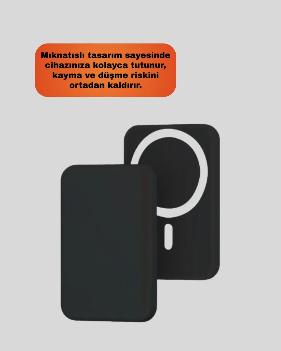 15W Kablosuz Şarj Destekli MagSafe Araç Tutucu Havalandırma Klipsli görsel 3