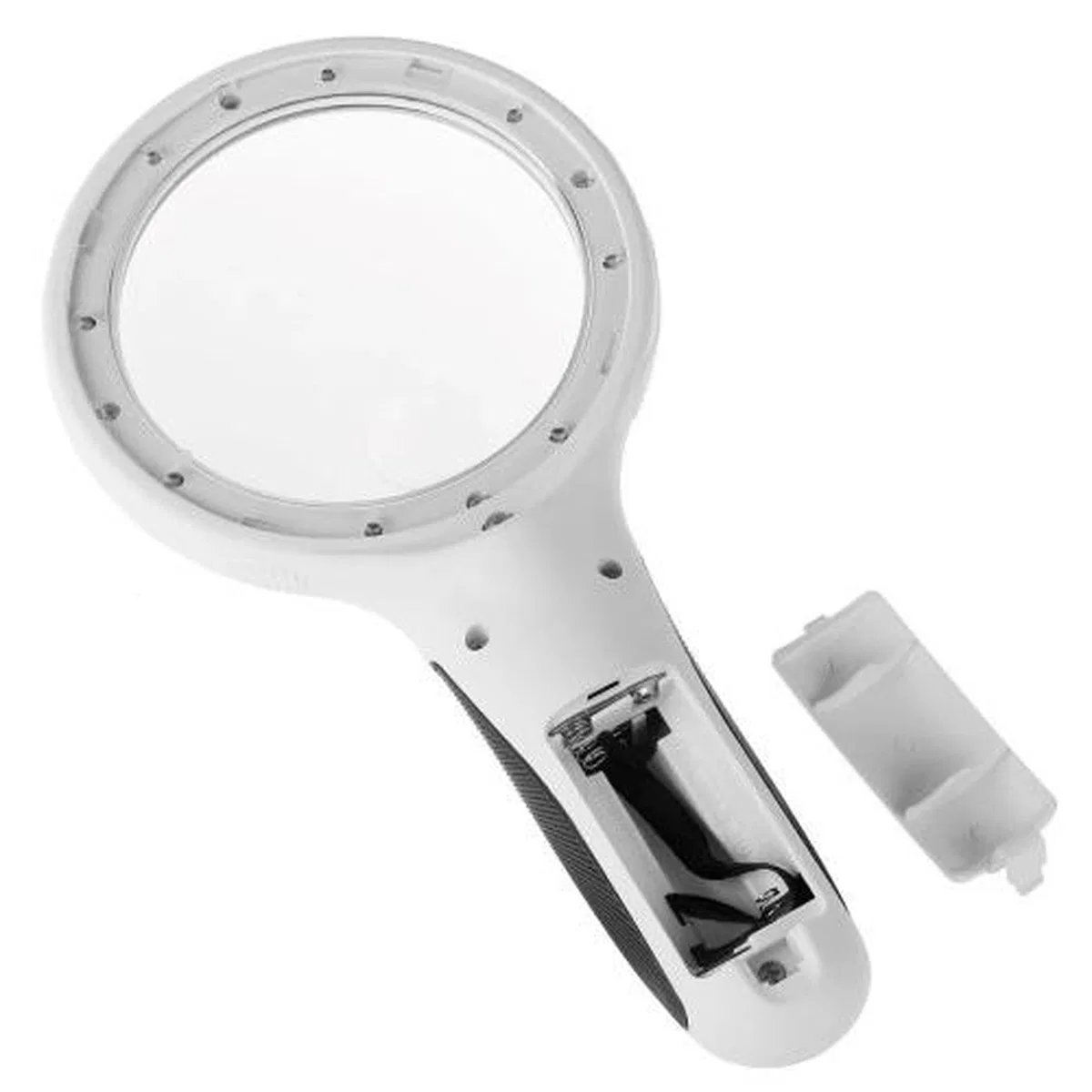 8 Ledli 3x75mm & 10x19mm El Büyüteç, Takı, Okuma, para Kontrol Için görsel 2
