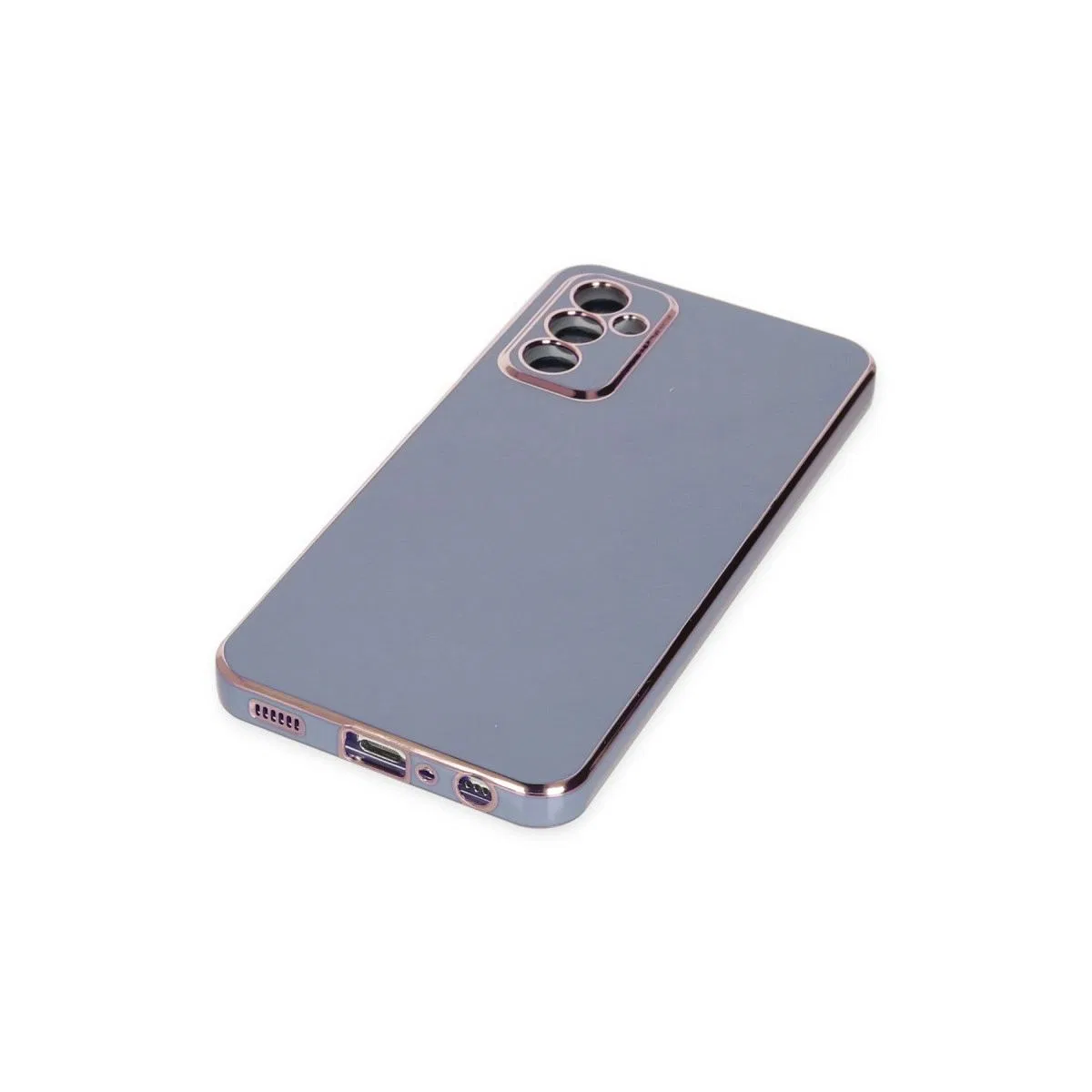 Samsung Galaxy M23 Kılıf Volet Silikon - Mavi görsel 5
