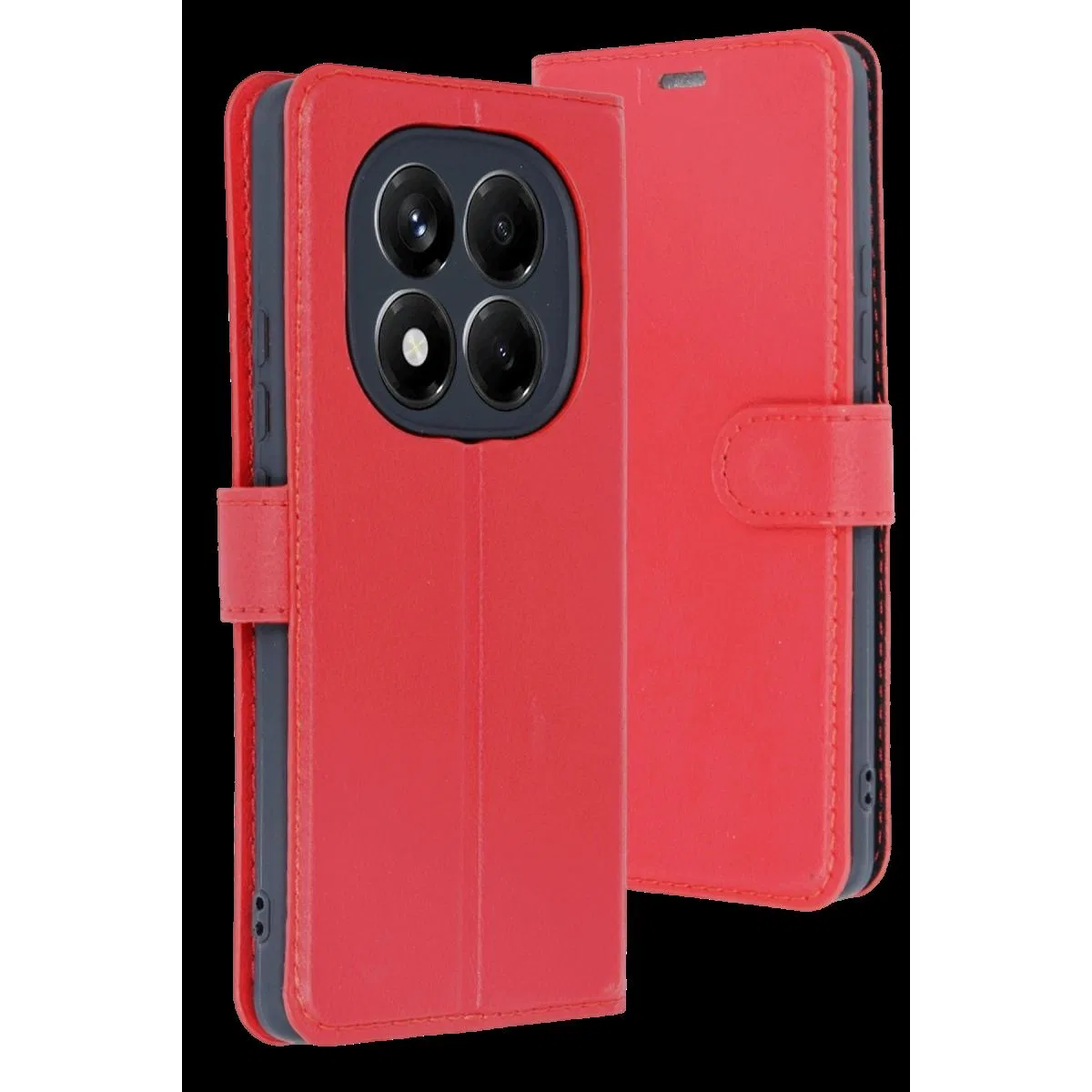Xiaomi Redmi Note 15 4g Trend S Plus Kapaklı Kılıf - Kırmızı