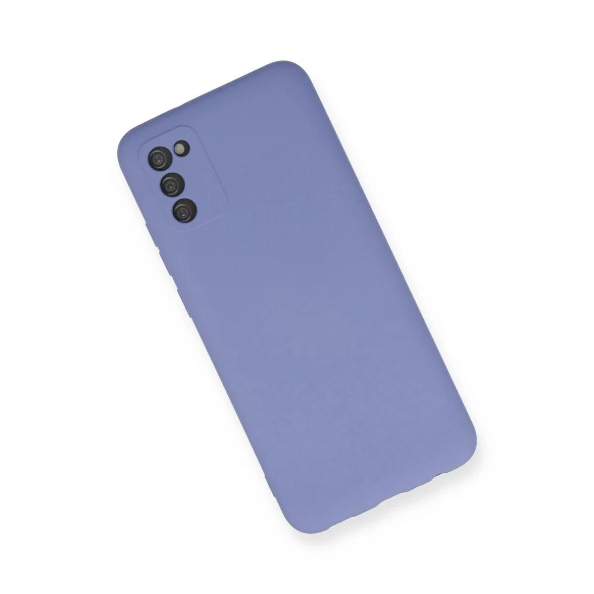 Samsung Galaxy A03s Kılıf Nano İçi Kadife Silikon - Lila görsel 2