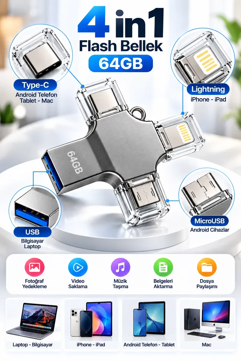 64 GB FLASH BELLEK görsel 4
