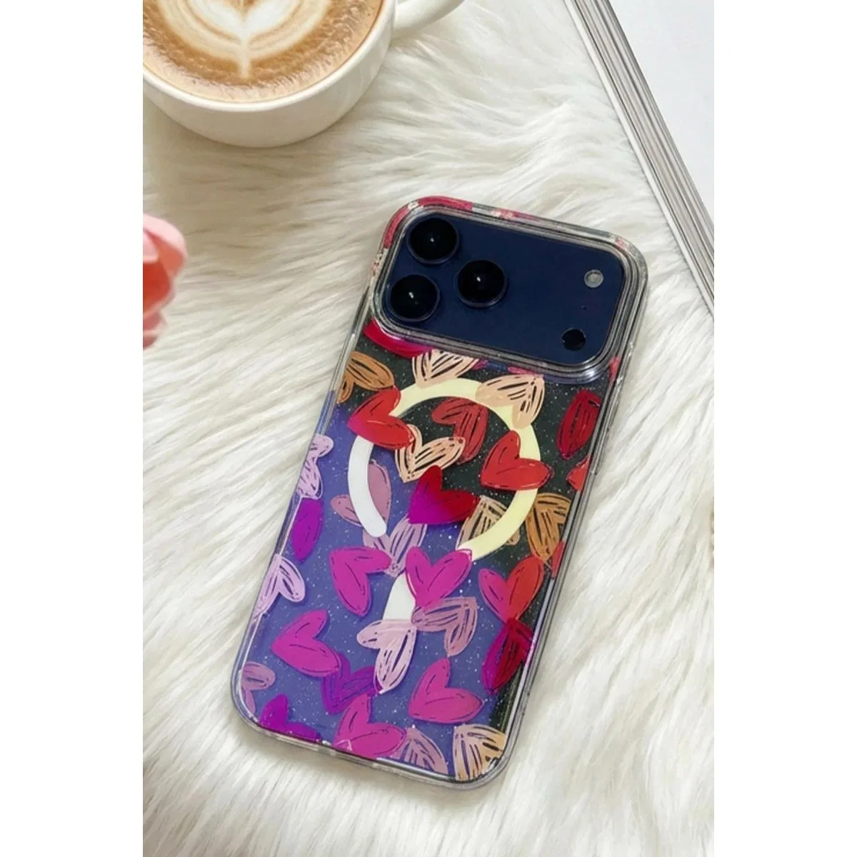 Onegif Apple İphone 17 Pro Max Desina Magsafe Kapak - Desen 6 görsel 2