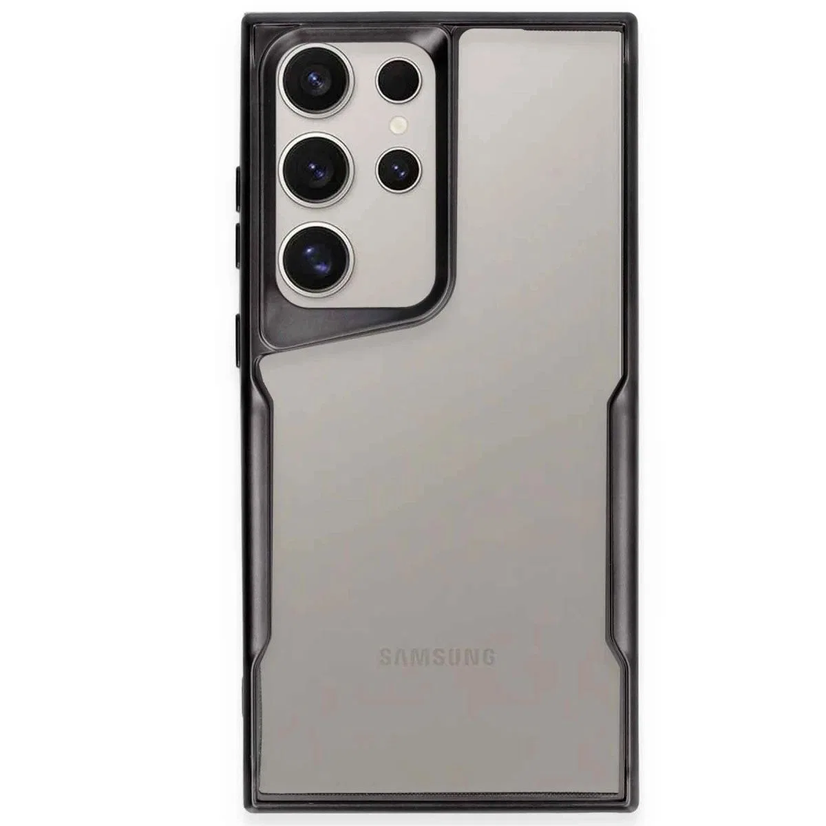 Samsung Galaxy S23 Ultra Kılıf Boyi Silikon Kapak - Siyah