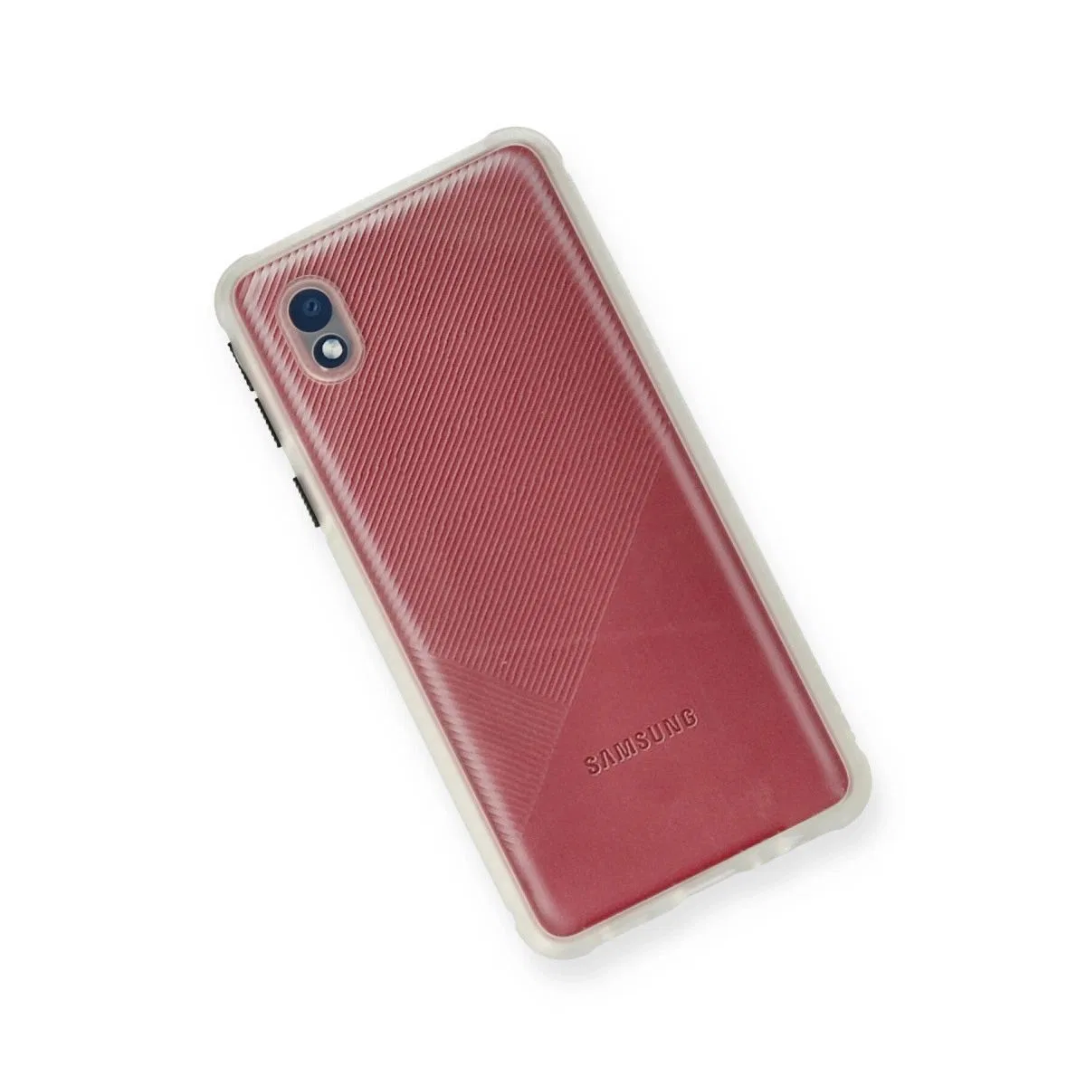 Samsung Galaxy A01 Core Kılıf Miami Şeffaf Silikon - Şeffaf görsel 3