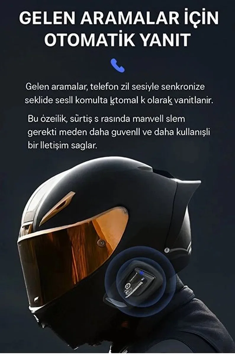 Y11 Bluetooth Kulaklık Mikrofonlu Motosiklet Kulaklığı İntercom Bt 5. 3 görsel 3