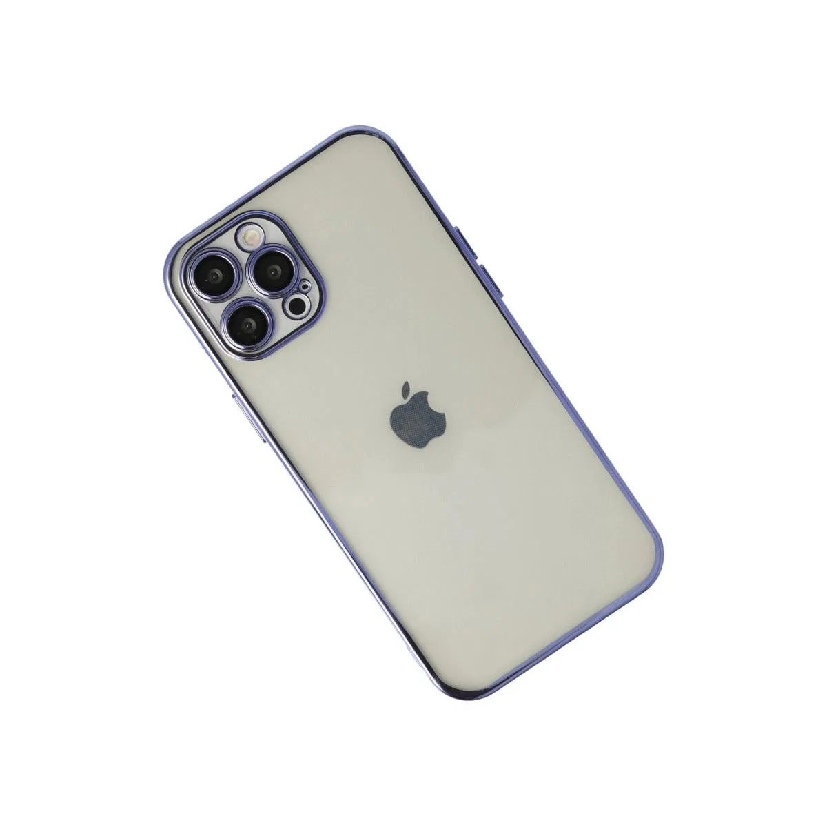 Apple İphone 12 Pro Kılıf Razer Lensli Silikon - Mor görsel 2