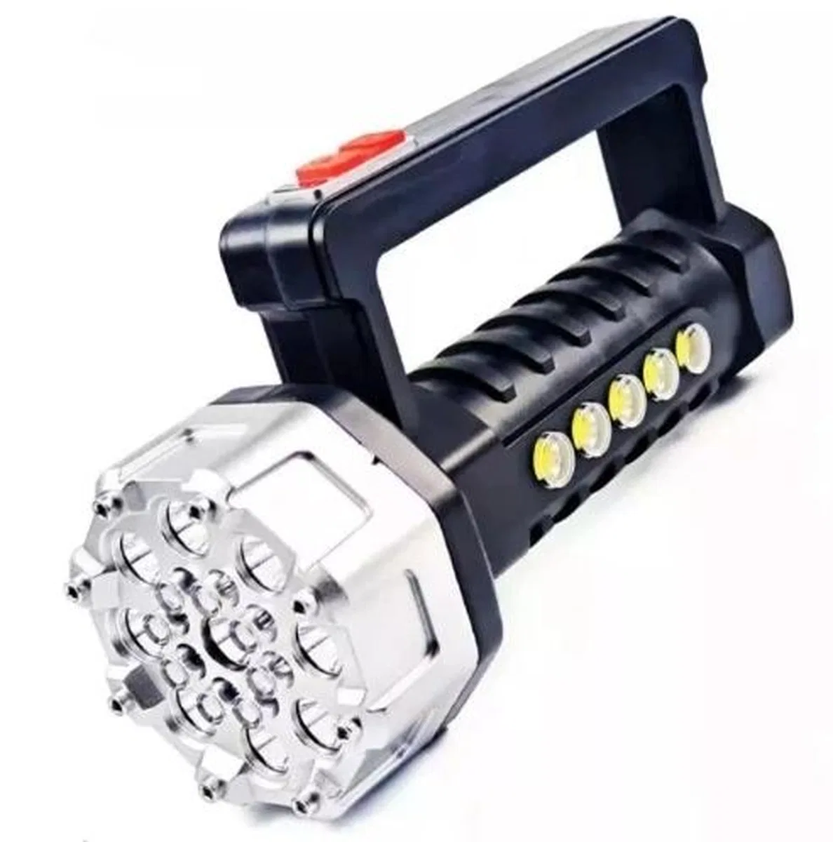Polizei P-17 17+5 Cob Ledli Işıldak Fener görsel 3