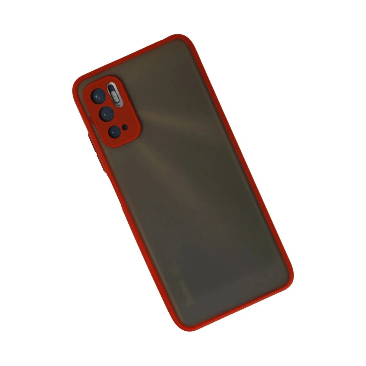 Xiaomi Redmi Note 10 5g Kılıf Montreal Silikon Kapak - Kırmızı görsel 2