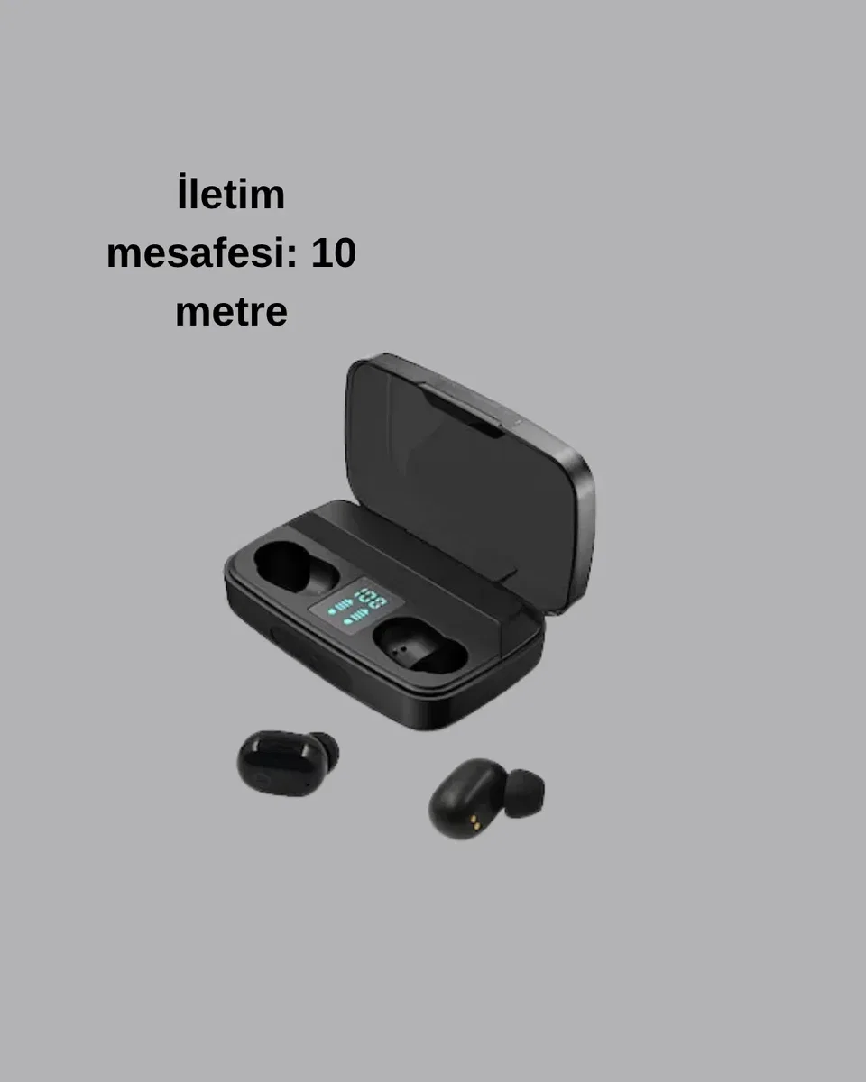 A10s TWS Bluetooth 5. 0 Kulaklık – Powerbank’li Şarj Kutusu, Dokunmatik Kontrol, Gerçek Stereo görsel 5