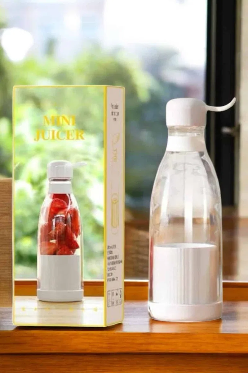 Bardak Blender Smoothie Meyve Sıkacağı Şarjlı Cam Taşınabilir görsel 2