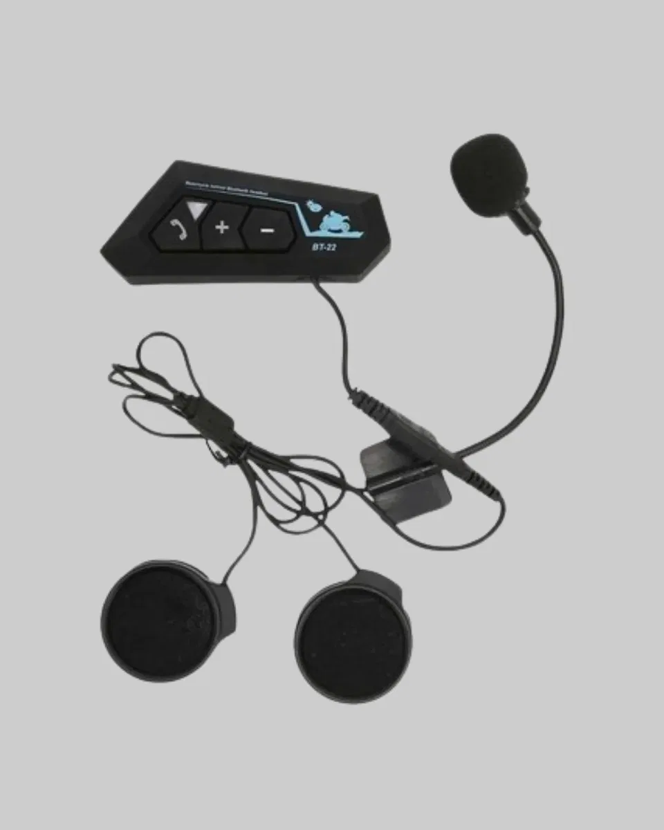 BT22 Kask İçi Bluetooth Kulaklık Hızlı Eşleşme ve Gürültü Önleyici Mikrofon Yeni Nesil görsel 5