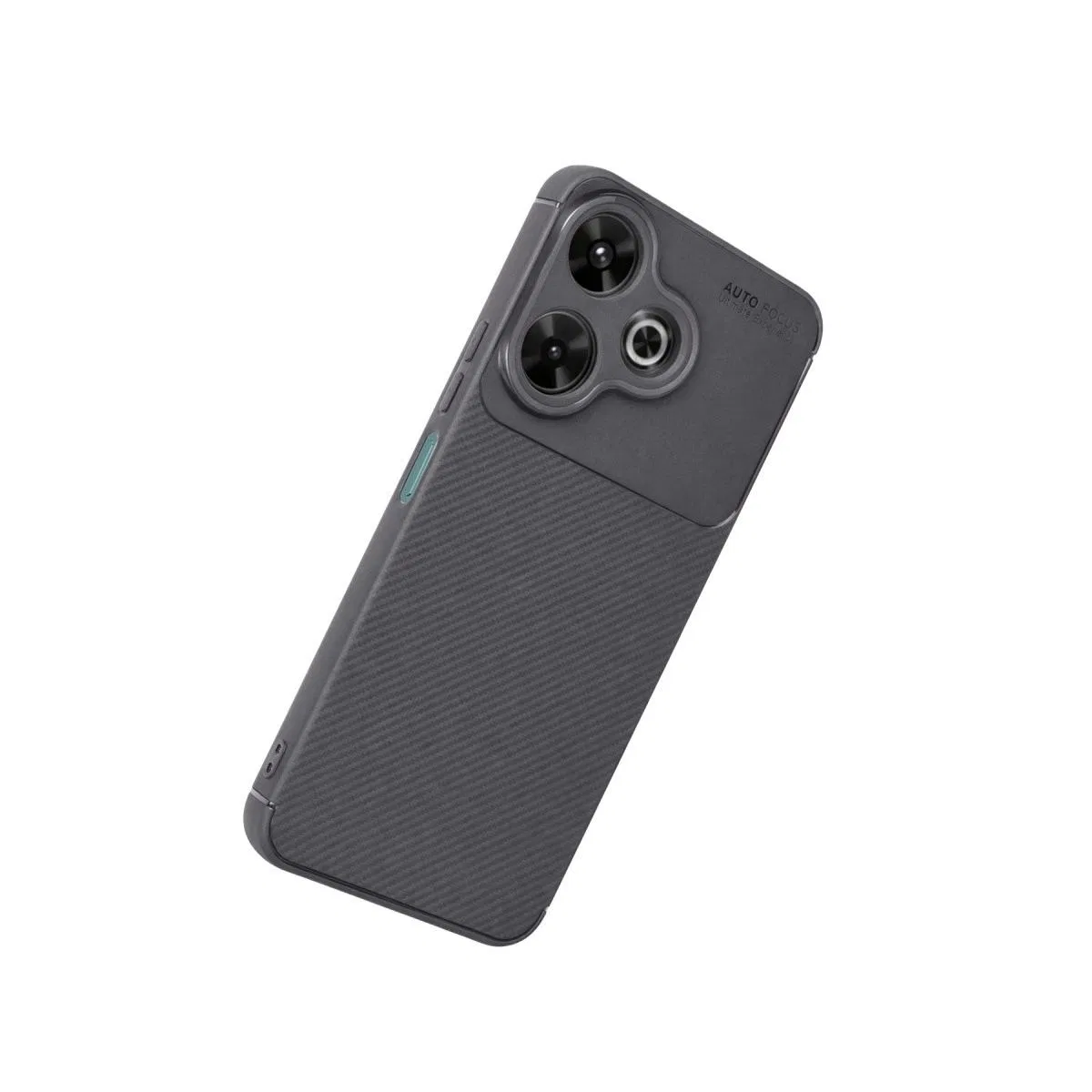 Xiaomi Redmi 13 4g Kılıf Auto Focus Karbon Kapak - Gri görsel 3