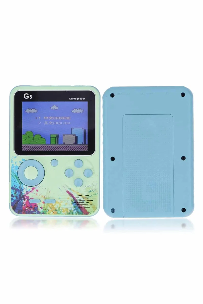 3 İnç Ekran 500 Oyunlu Game Box Mini Taşınabilir Oyun Konsolu görsel 3