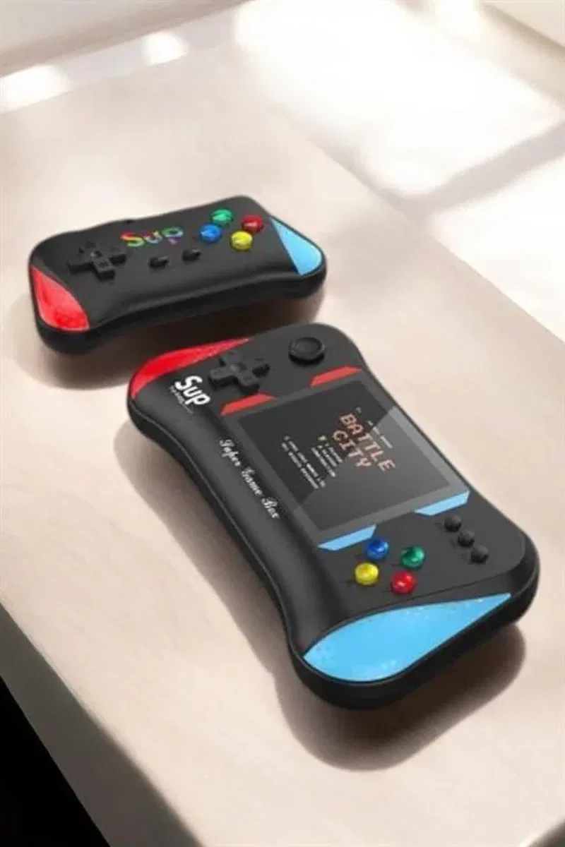 Retro 500 Oyunlu Nostaljik Oyunlu El Atari Gamebox Oyun Konsolu Çift Destekli görsel 4