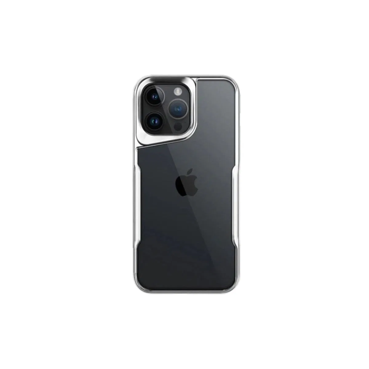 Apple İphone 16 Pro Kılıf Boyi Silikon Kapak - Gümüş