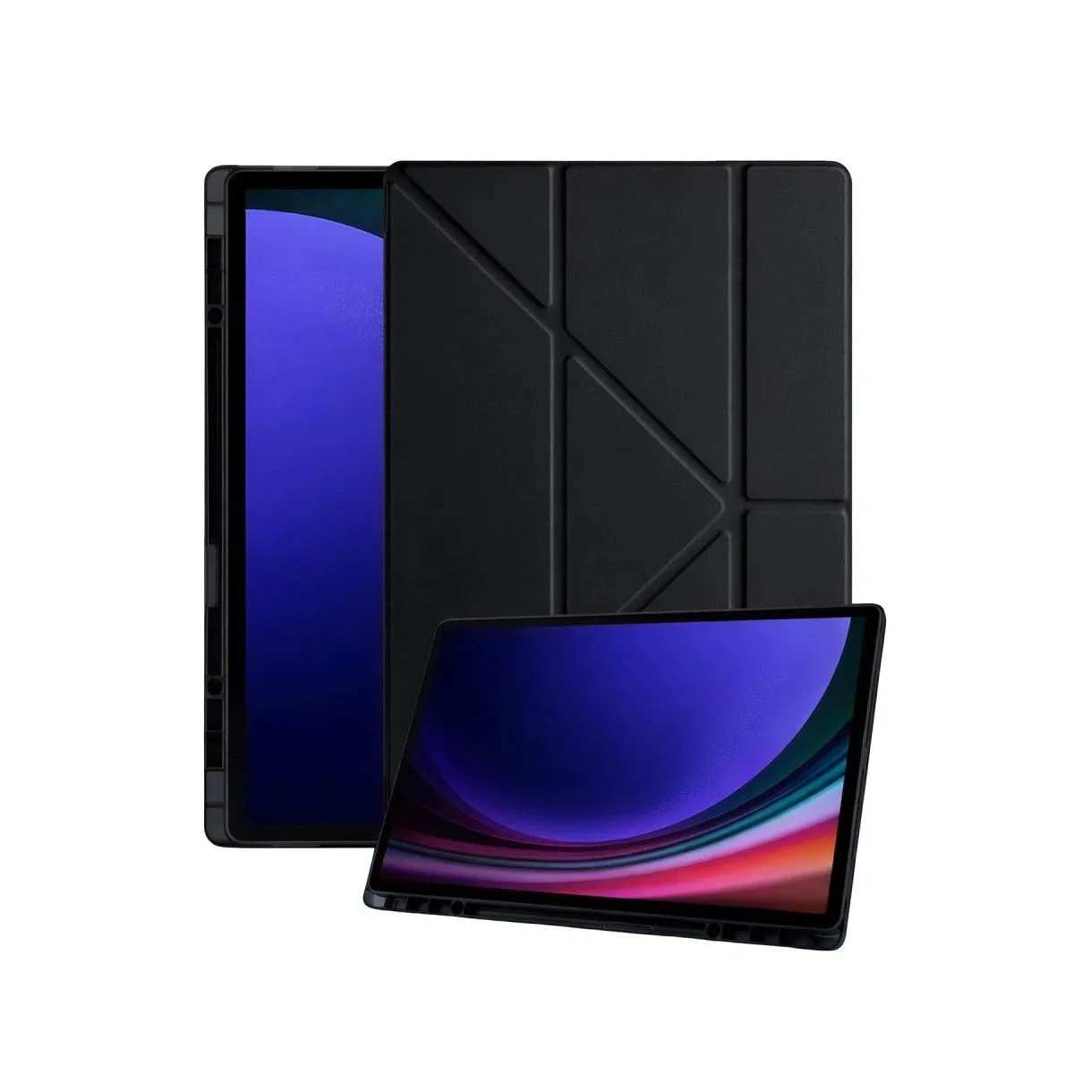 Samsung Galaxy X930 Tab S11 Ultra 14. 6 Kalemlikli Mars Tablet Kılıfı - Siyah